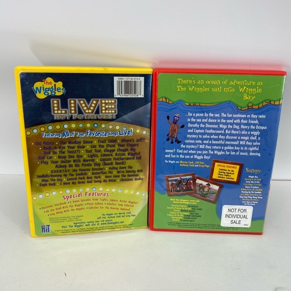 The Wiggles Live Hot Potatoes & Wiggle Bay DVD Set - Picture 2 of 4